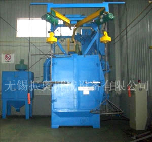 PLC自动双吊钩抛丸清理机